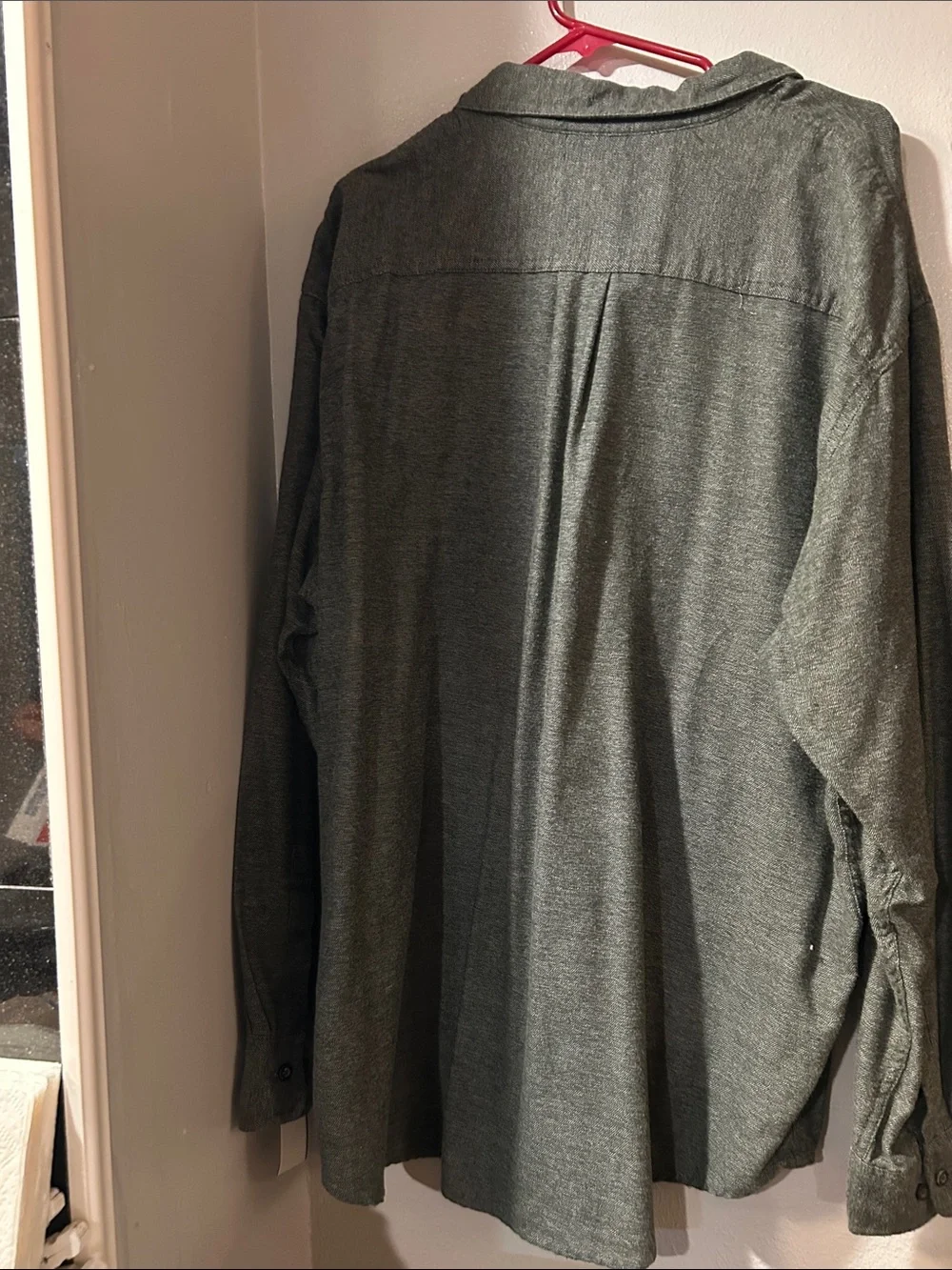 GH Bass green flannel shirt Minty XX Large